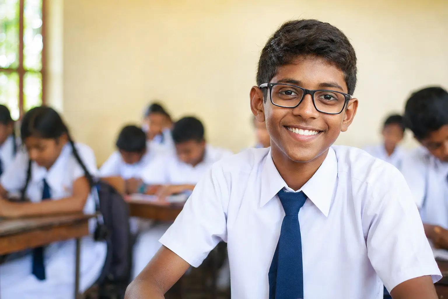 Sri Lankan child receiving support